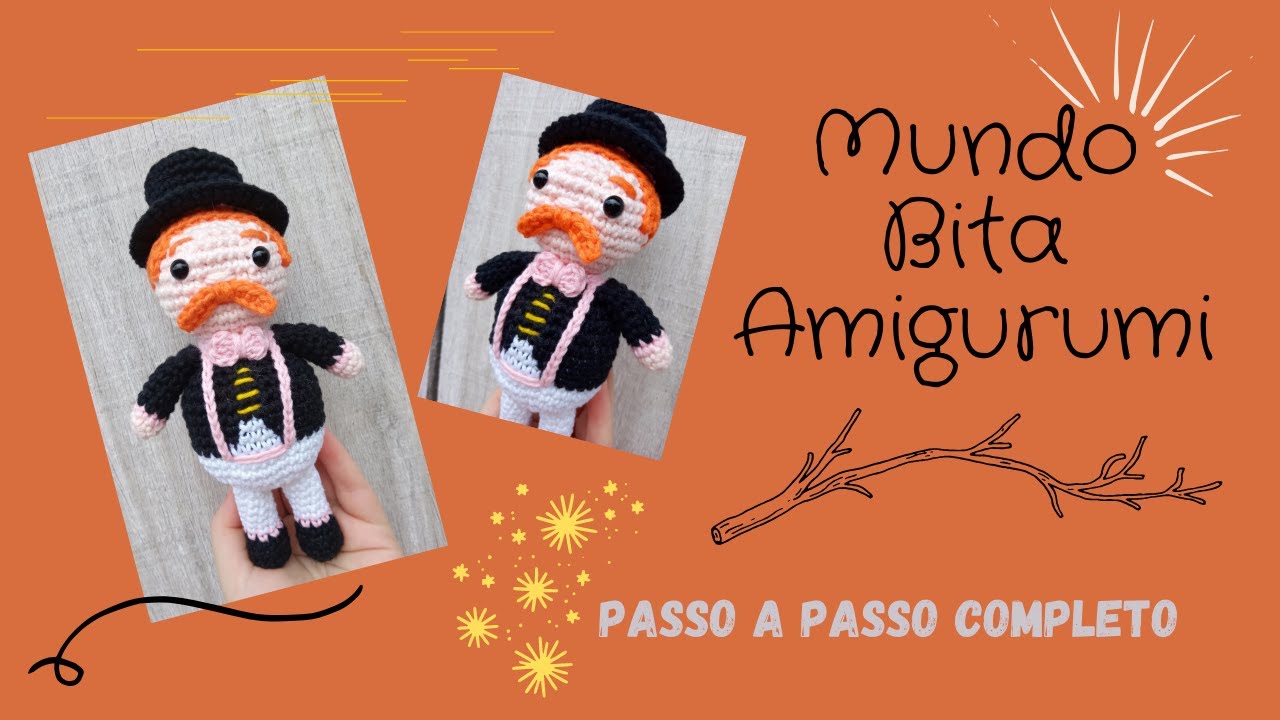 Mundo Bita Amigurumi | Passo a Passo Completo | Por Mimos da Jô Ateliê