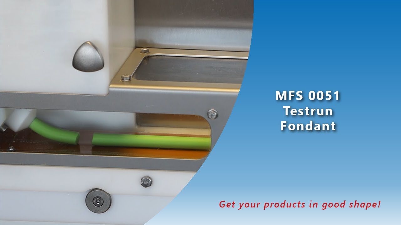 Fondant - Testrun - Extruder MFS 0051