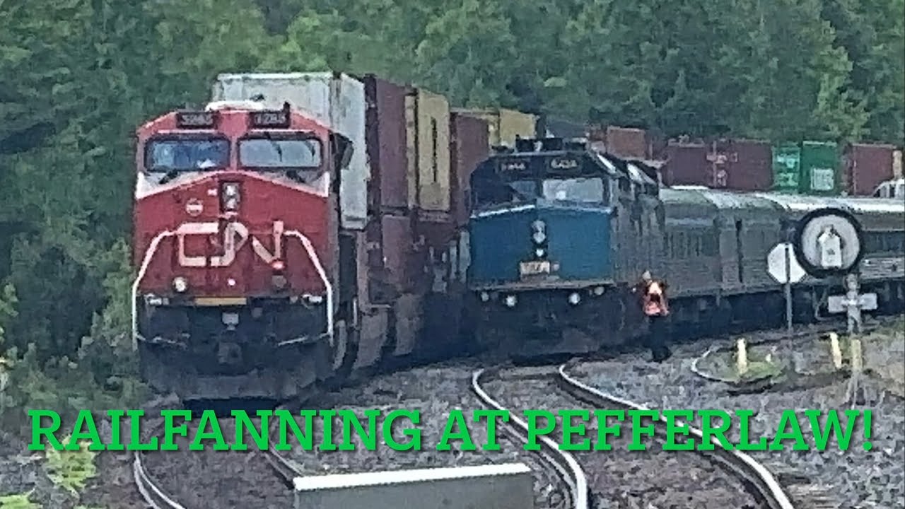 (SD70ACE Leader, Train Meet, Horn Shows And More) Railfanning At Pefferlaw Road In Pefferlaw