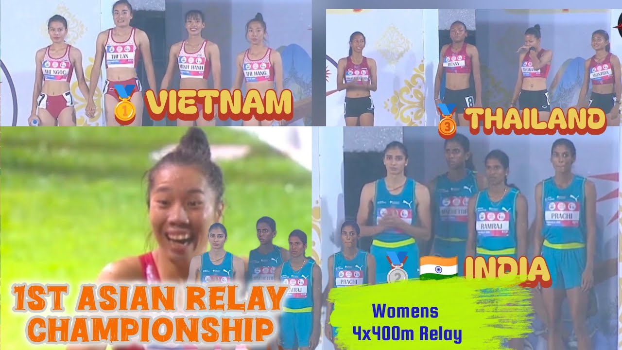 Womens 4x400m Relay @Asian Relay Championship Bangkok 2024 
