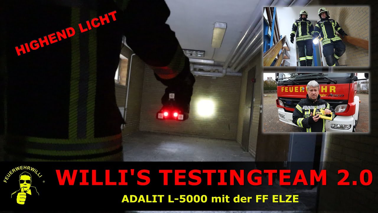 Adalit L-5000 bei der FF Elze #WillisTestingteam