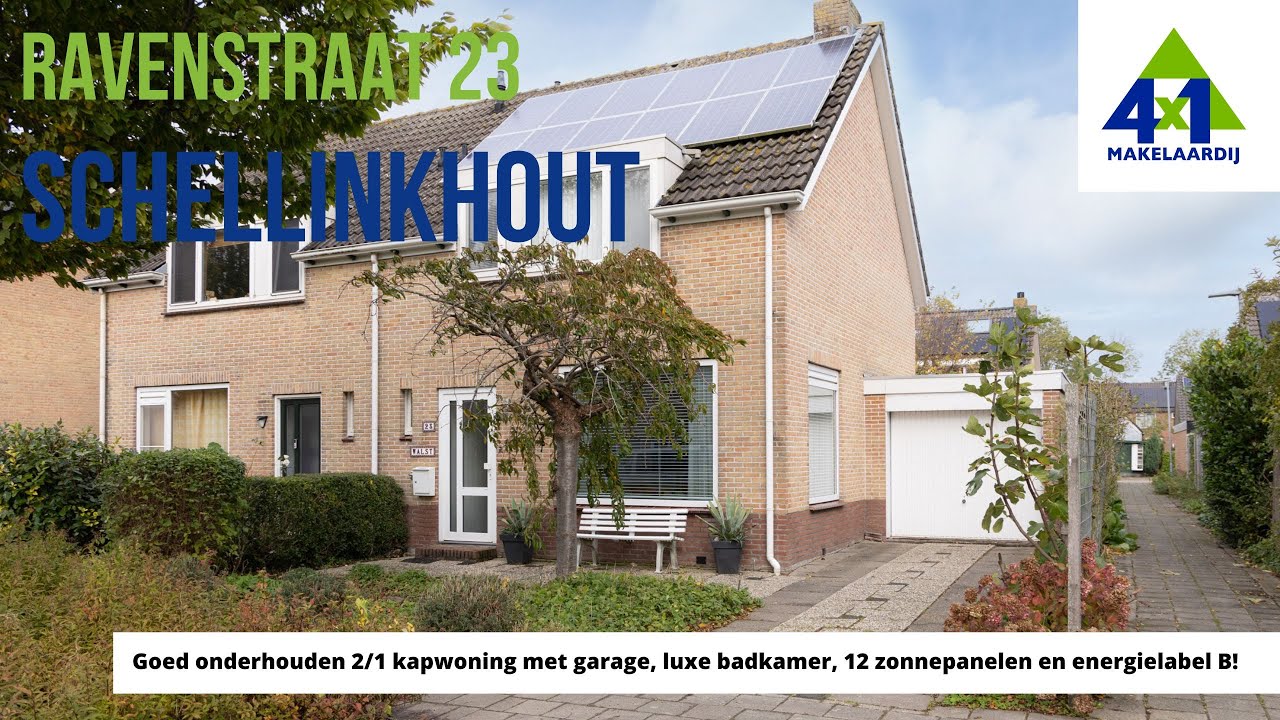 2/1 kapwoning met garage | Ravenstraat 23 | Woningaanbod Schellinkhout | 4x1 Makelaardij