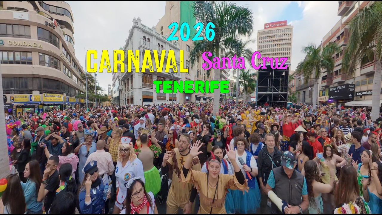 Así se Vivió el Carnaval de Santa Cruz de Tenerife 2026 🎭 De los más Multitudinario del Mundo