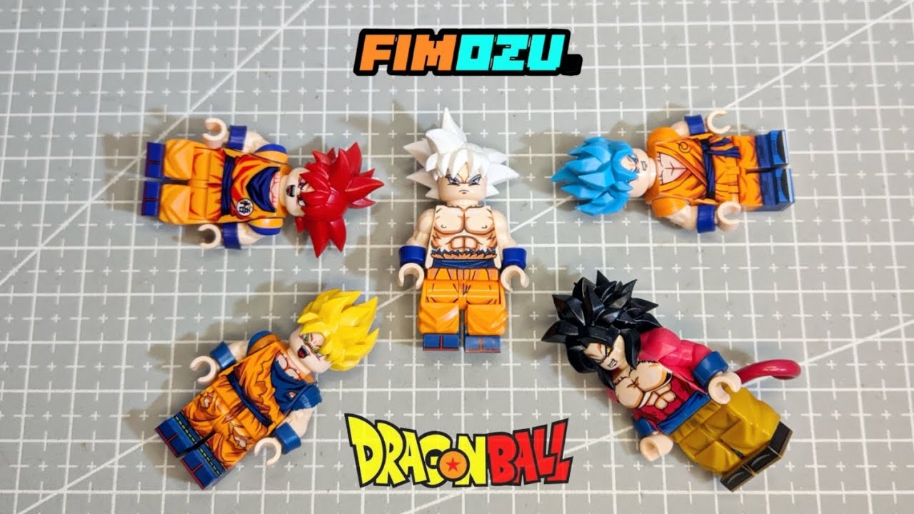 LEGO Dragon Ball | Son Goku | Kakarot | Super Saiyan | Ultra Instinct | Unofficial Lego Minifigure