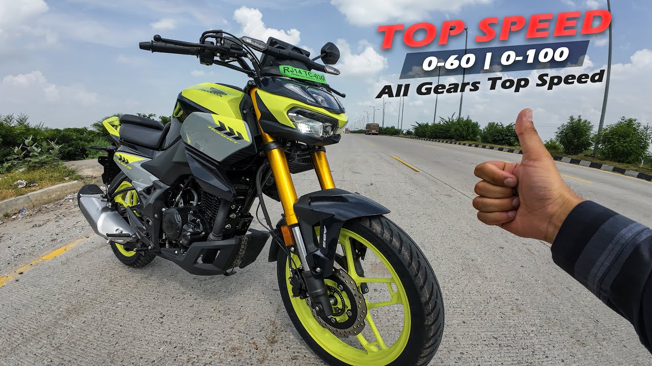 my Honda CB 125 Hornet - Top Speed | 0 to 60 | 0 to 100 | All Gears Top Speed