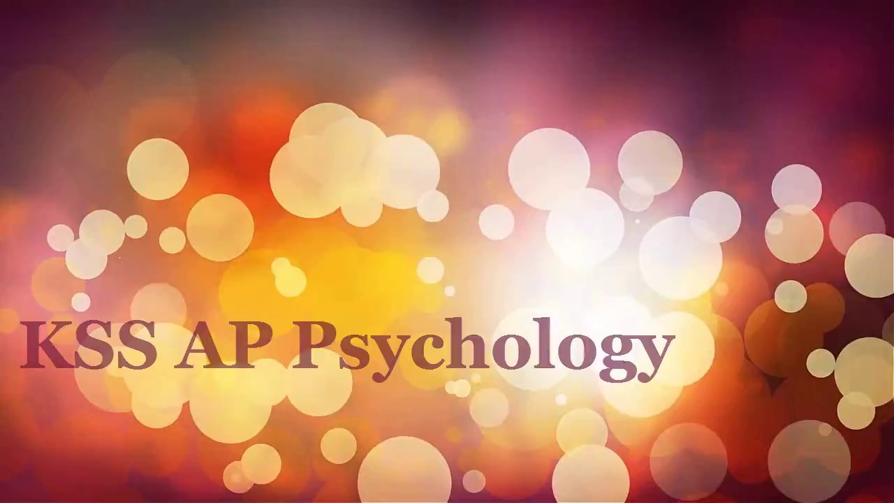 AP Psychology Unit 9 Development - Part 4