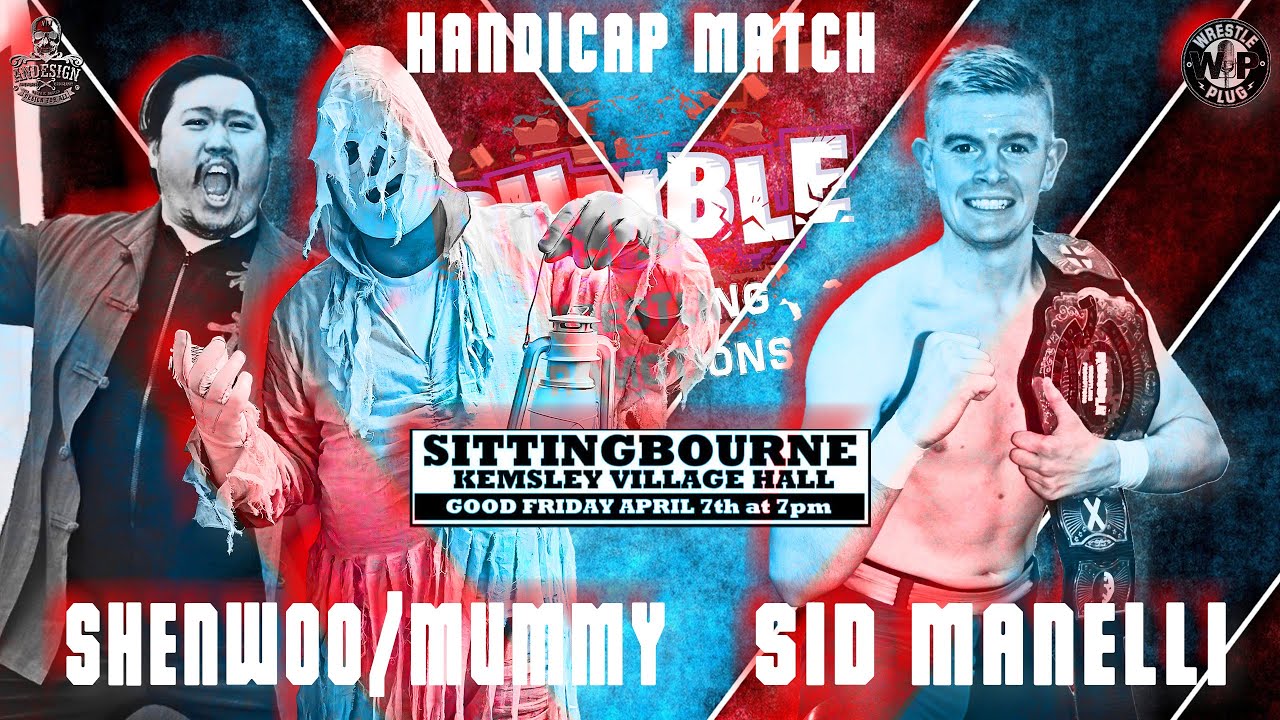 Mr Shenwoo and The Masked Mummy vs Sid Manelli (Handicap Match)