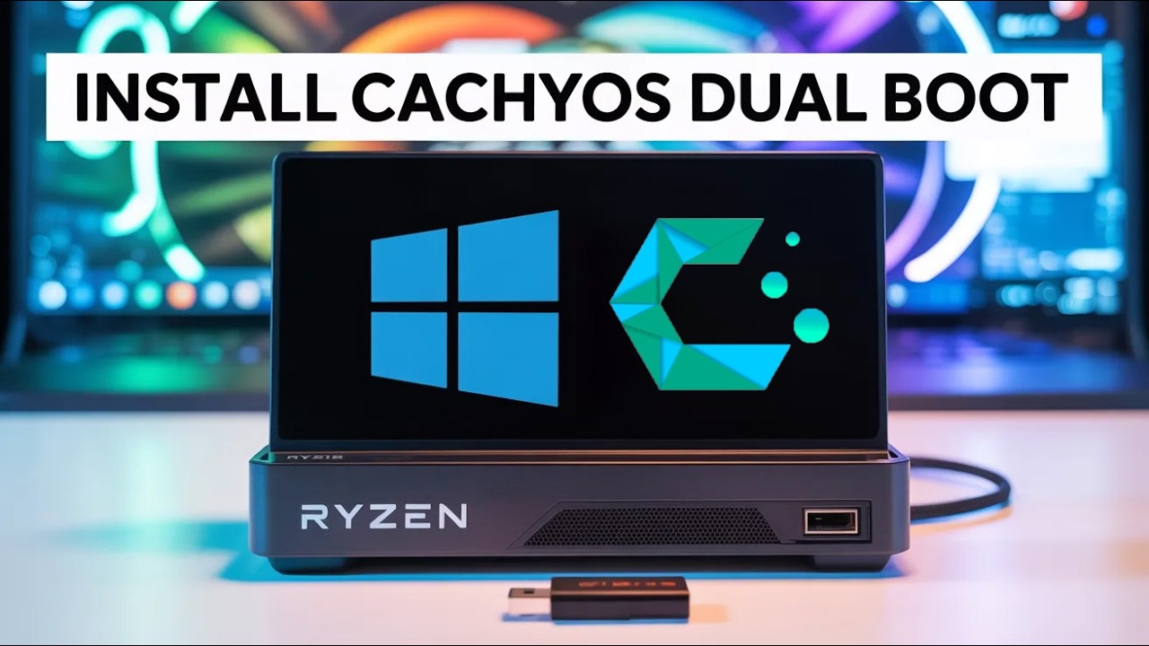 Как установить CachyOS Linux рядом с Windows 11 (инструкция для процессора Ryzen 8600G)