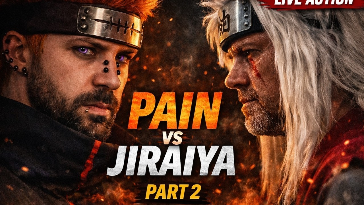 Pain vs Jiraiya &ndash; Part 2 | Naruto Shippuden Live Action (4K)