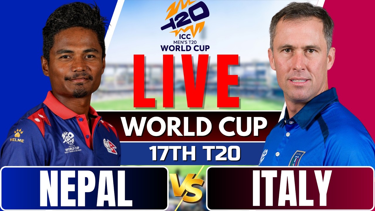 T20 World Cup 2026 live &ndash; Nepal VS Italy, Live Score & Commentary | live cricket match today