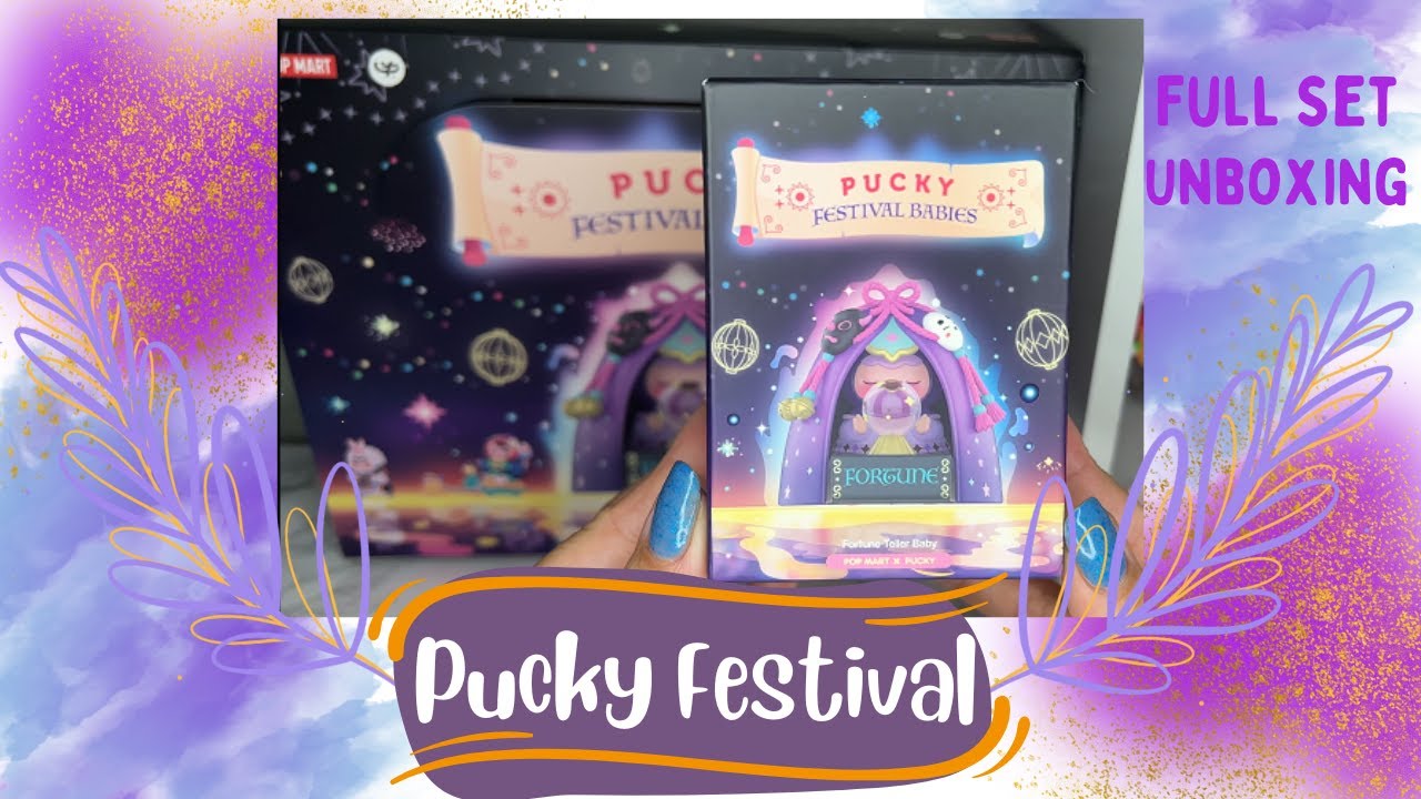 Pucky Festival Full Set Popmart Unboxing
