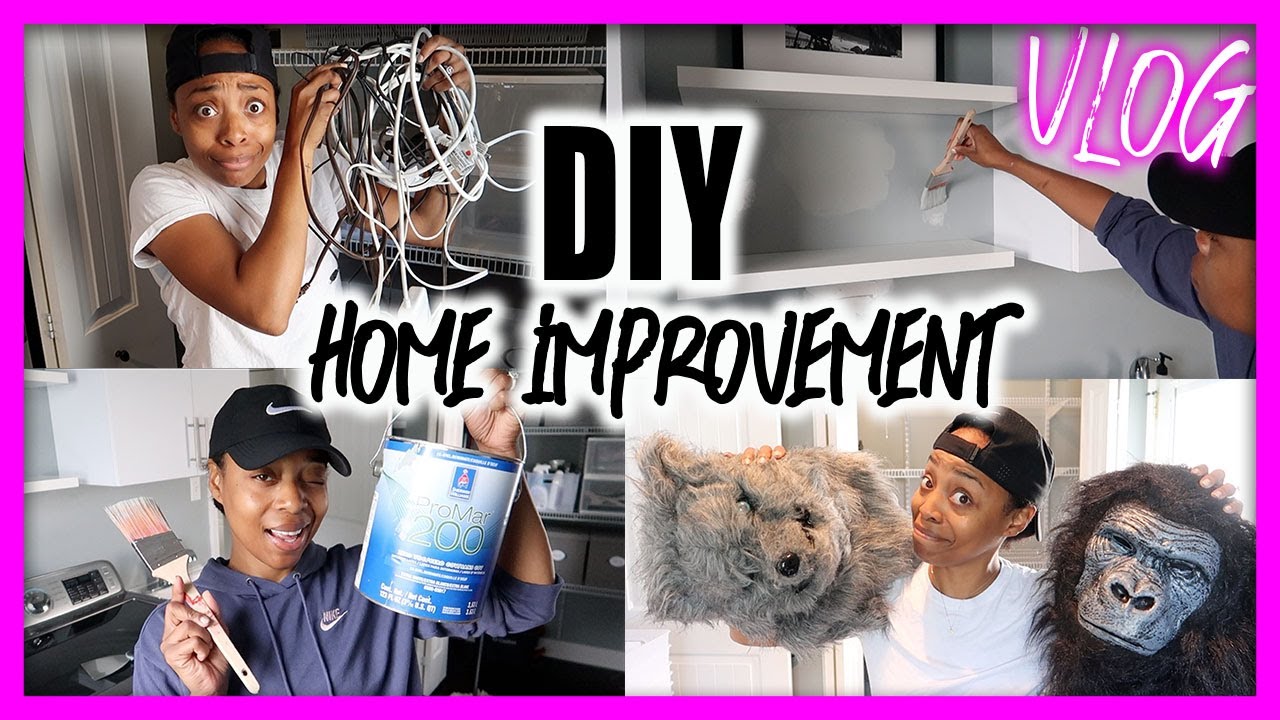 Laundry Room MAKEOVER! | Cleaning, Organizing and PAINTING?! | VLOG