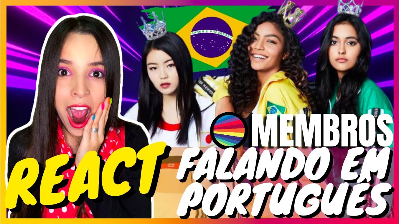 NOW UNITED - MEMBROS FALANDO EM PORTUGÊS (REACT FALA GIVA)