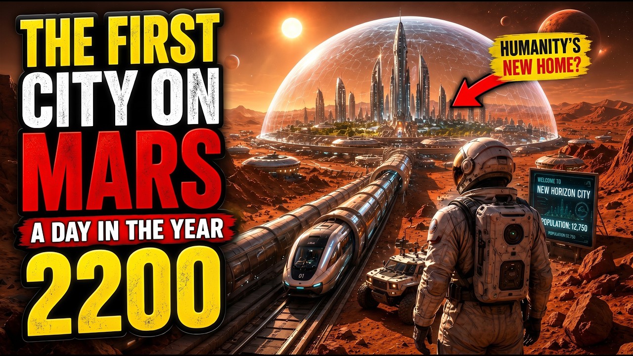 THE FIRST CITY ON MARS: A Day in the Year 2200