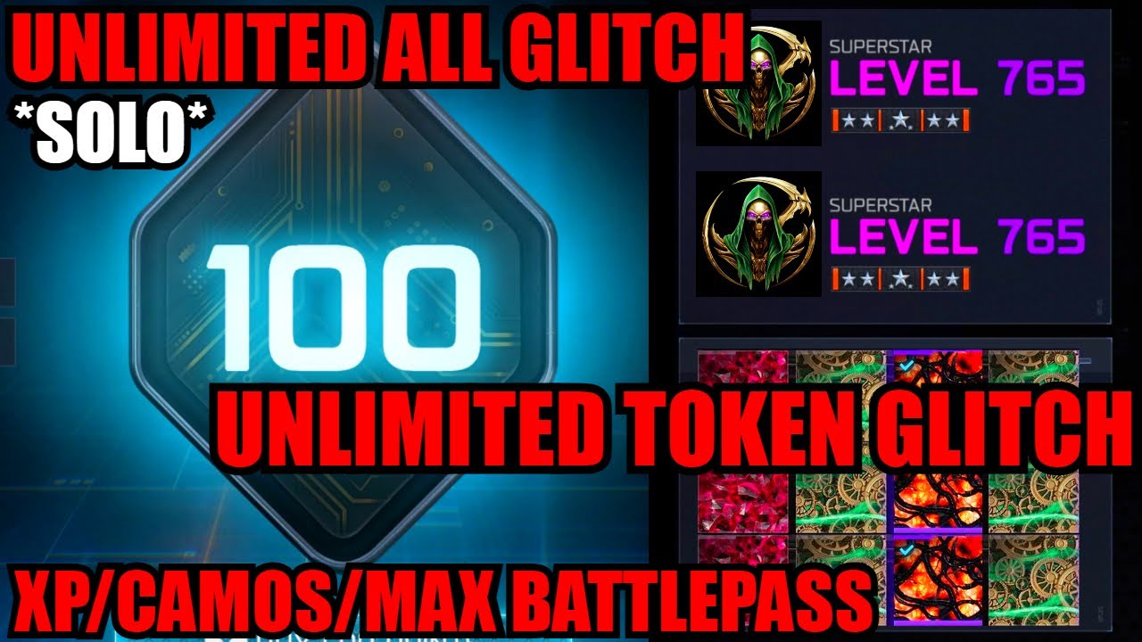 *NEW* UNLIMITED TOKEN GLITCH! XP/EVERYTHING/CAMOS/MAX BATTLEPASS! BO7 GLITCHES! BO7 ZOMBIES GLITCH!