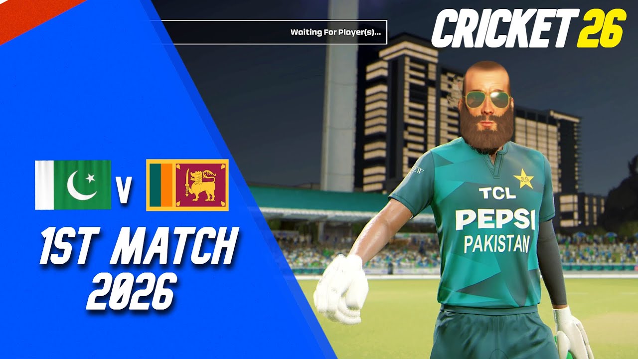 PAKISTAN TOUR TO SRILANKA! | PAK VS SL - 1ST MATCH 2026 | CRICKET 26 GAMEPLAY