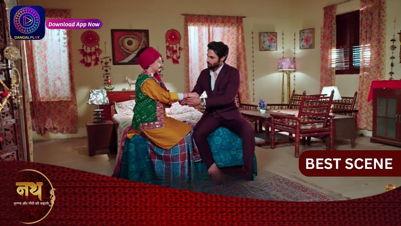 Nath Krishna Aur Gauri Ki Kahani | 19 April 2024 | जीत, कृष के असली रूप से बेखबर है! | Best Scene