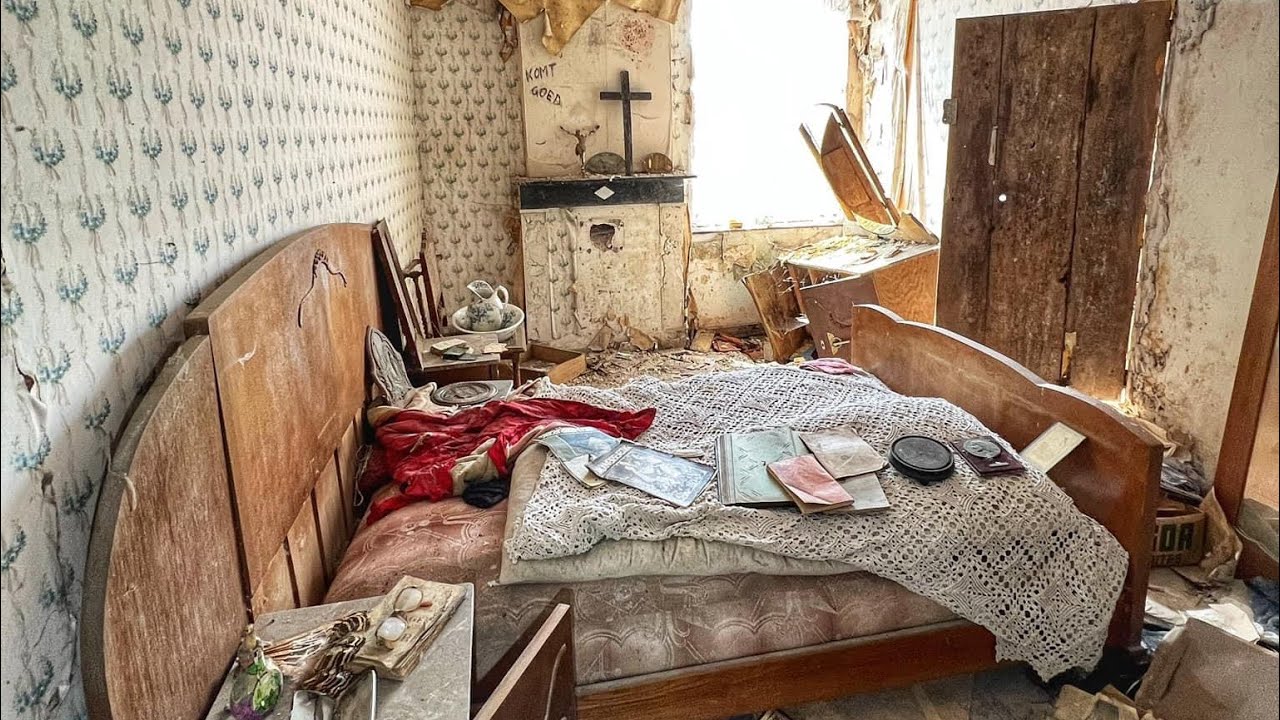 THE FORGOTTEN FAMILY FARM HOUSE- BELGIUM. THEY FLED MANY YEARS AGO AND NEVER RETURNED!