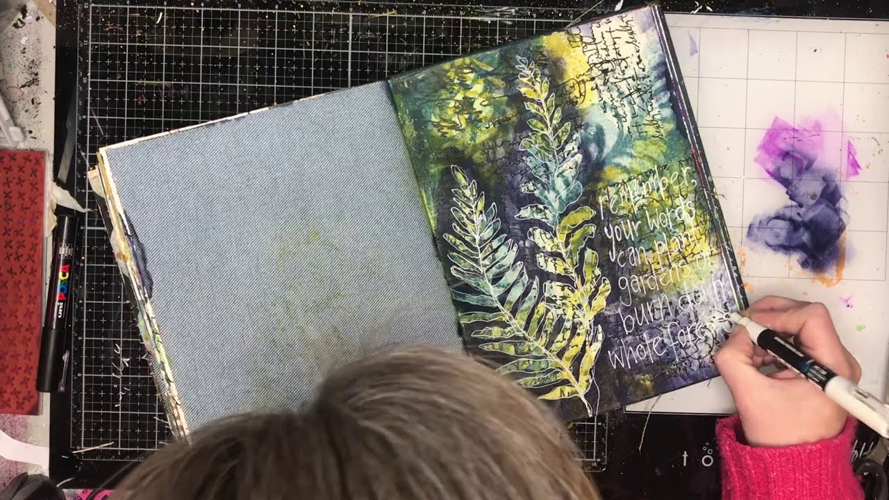New Dina Wakley August Release:  Masking with Masks