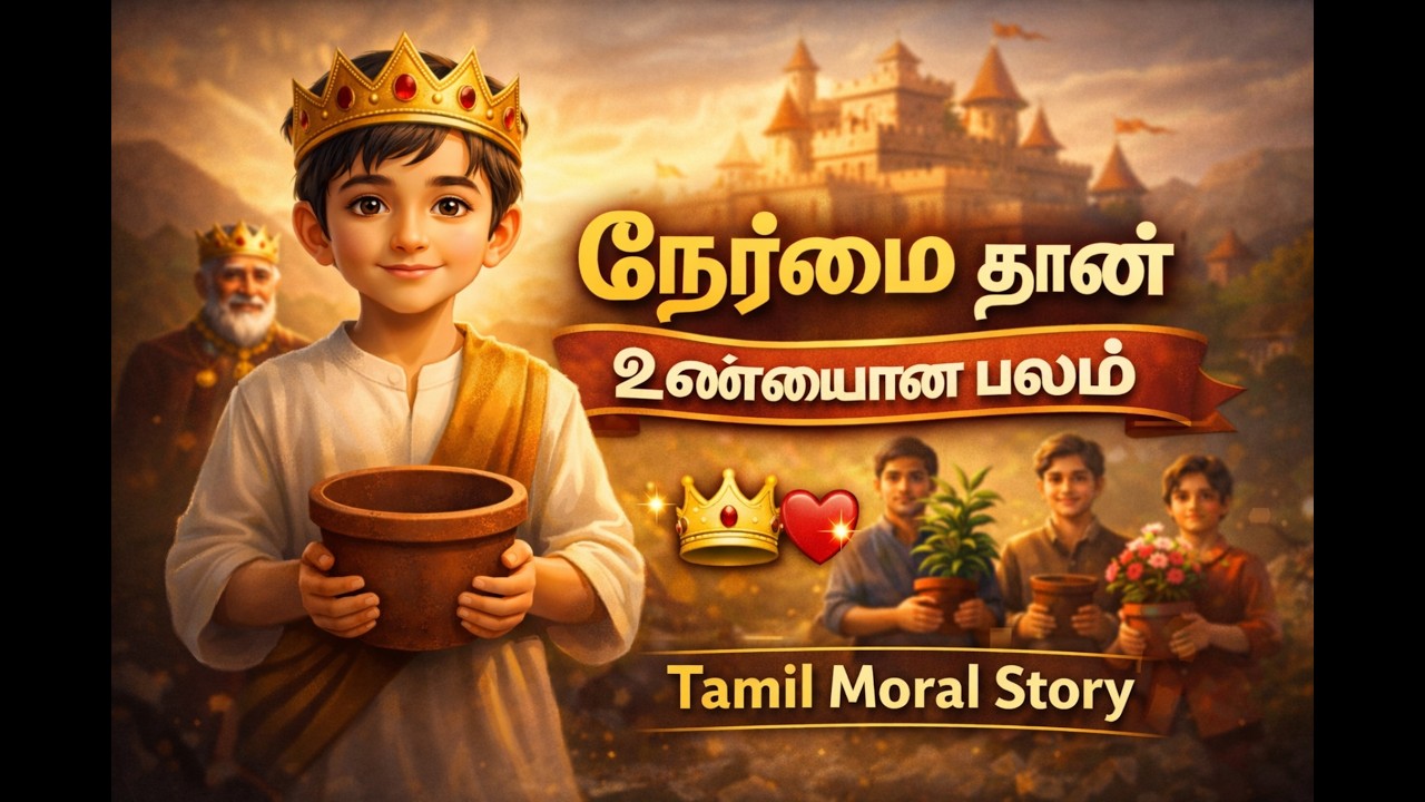 நேர்மை வென்ற கதை | Tamil Kids Story with Moral
