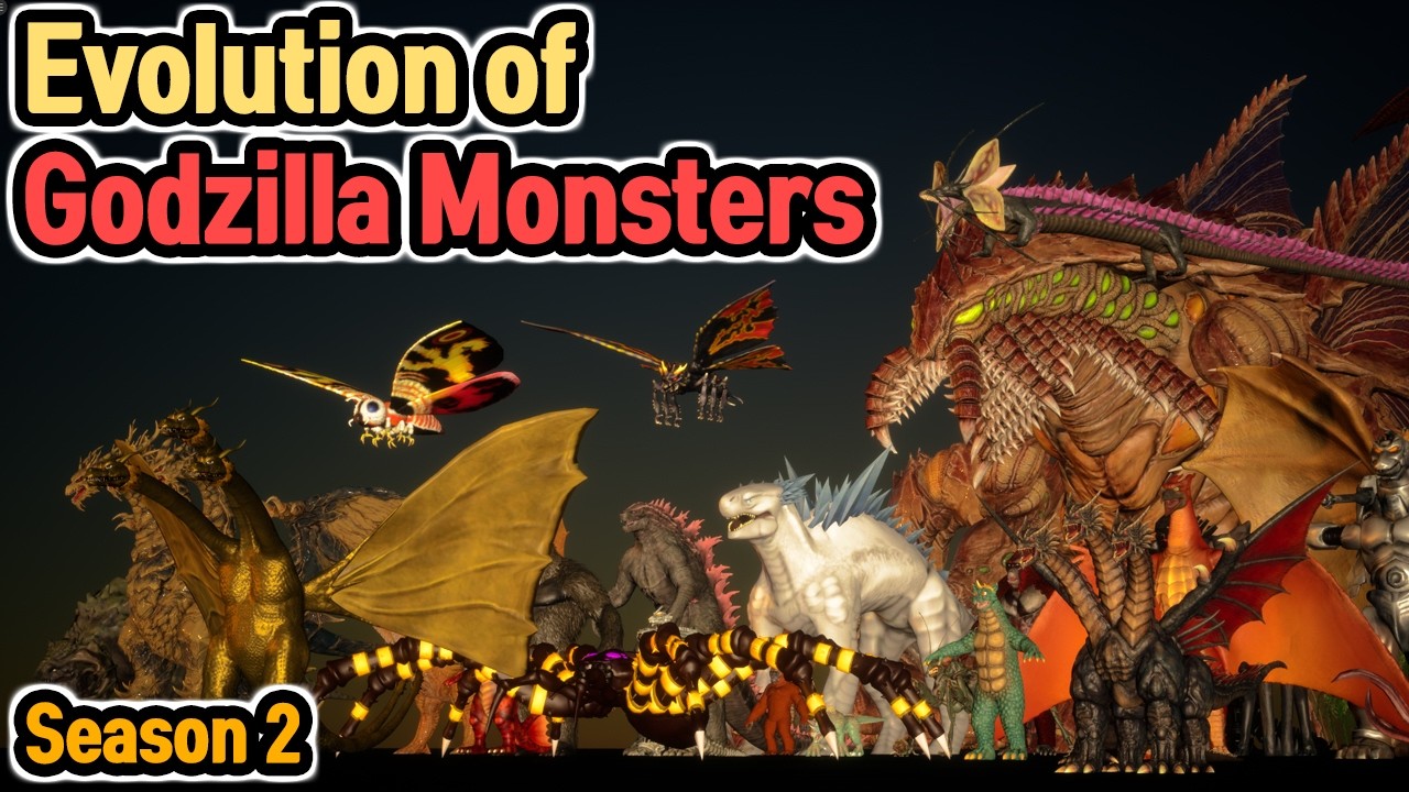 Evolution of Godzilla Monsters : Season 2
