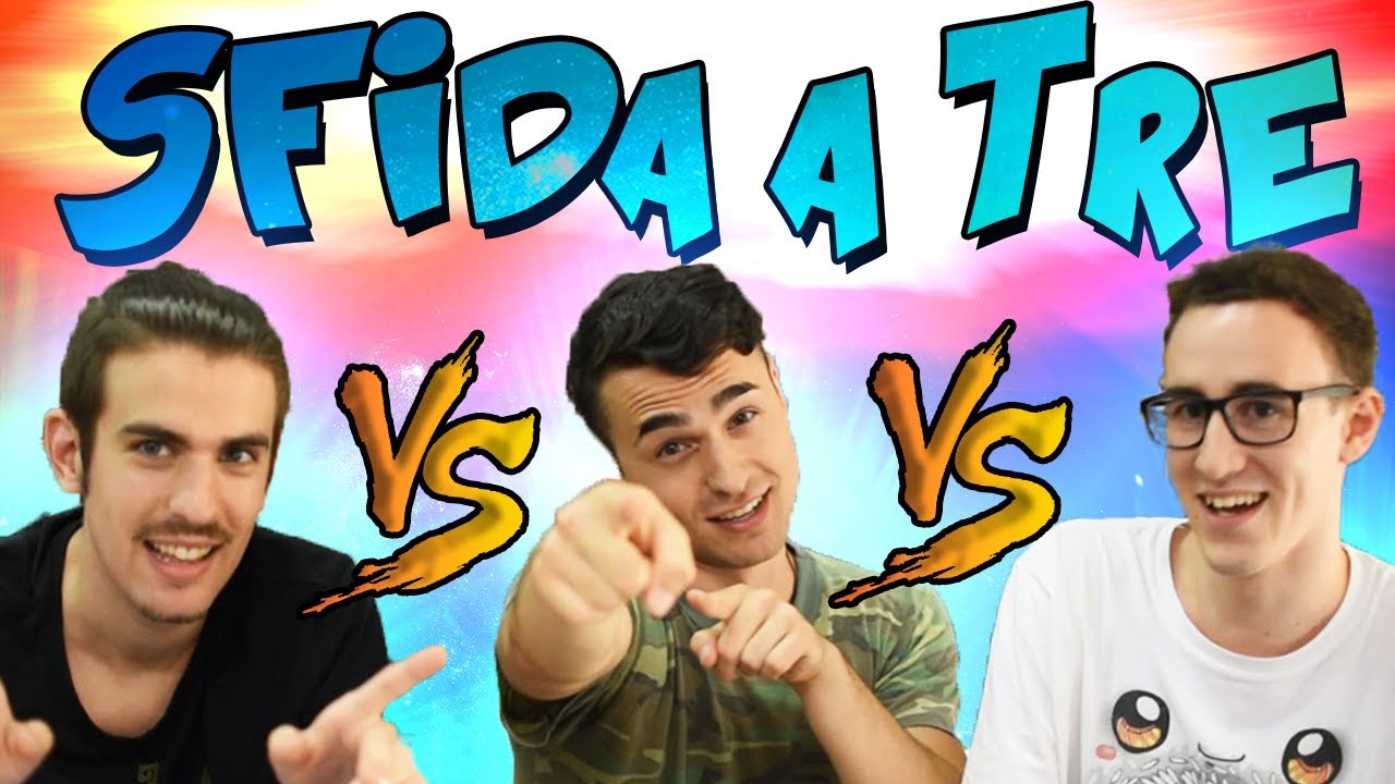 3 YOUTUBERS SI SFIDANO! Federic ci rimane MALISSIMO. ! w/ federic95ita e Mangaka96