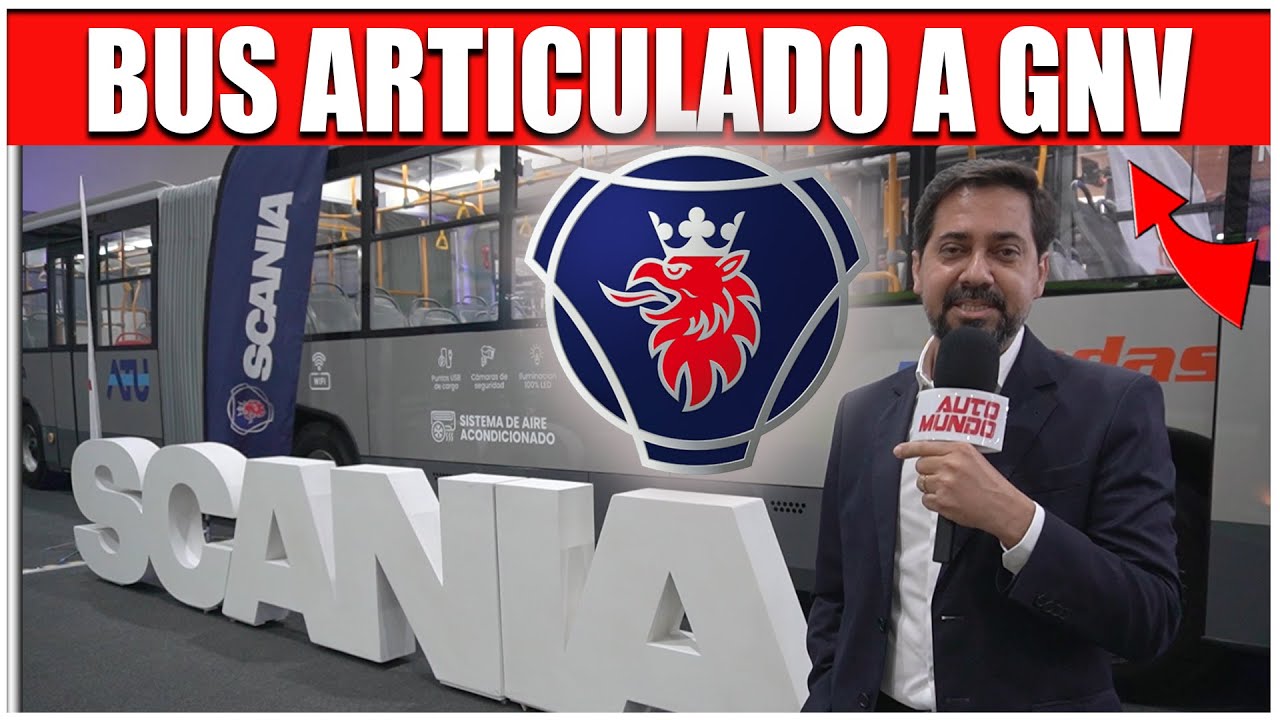SCANIA: Primer bus articulado a GNV para el Metropolitano