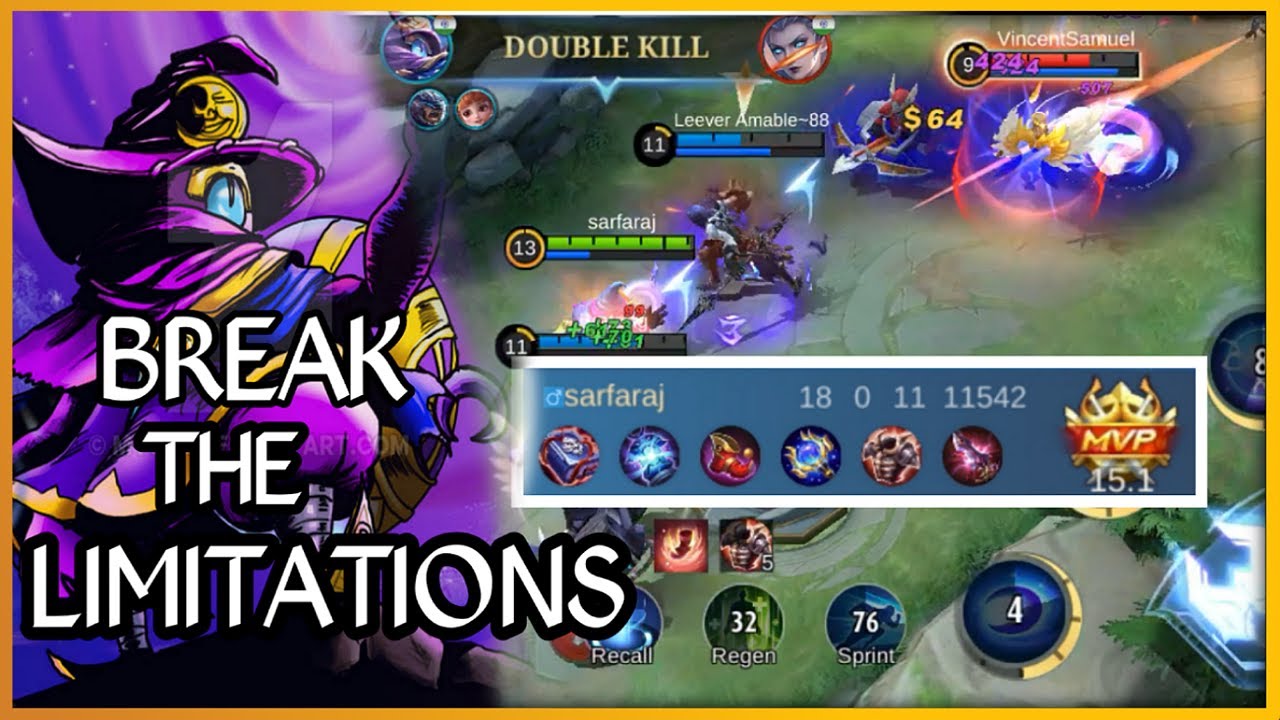 18 Kills!! Cyclops Best Build 100% Unstoppable  - Build Top 1 Global Cyclops ~ Mobile Legends (MLBB)