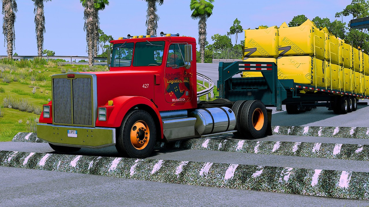 Trucks and Cars vs speed bumps | best BeamNG 71-73 video