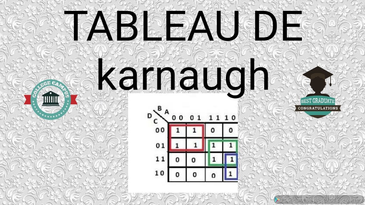 Tableau de karnaugh 2 |Comment simplifier des équations logiques avec le tableau de karnaugh
