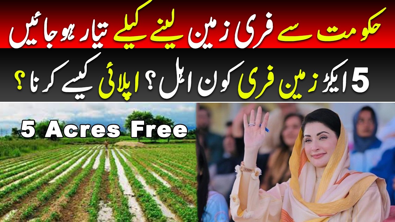 5 Acre Free Zameen Punjab Govt &ndash; Eligibility Aur Apply Karne Ka Tareeqa
