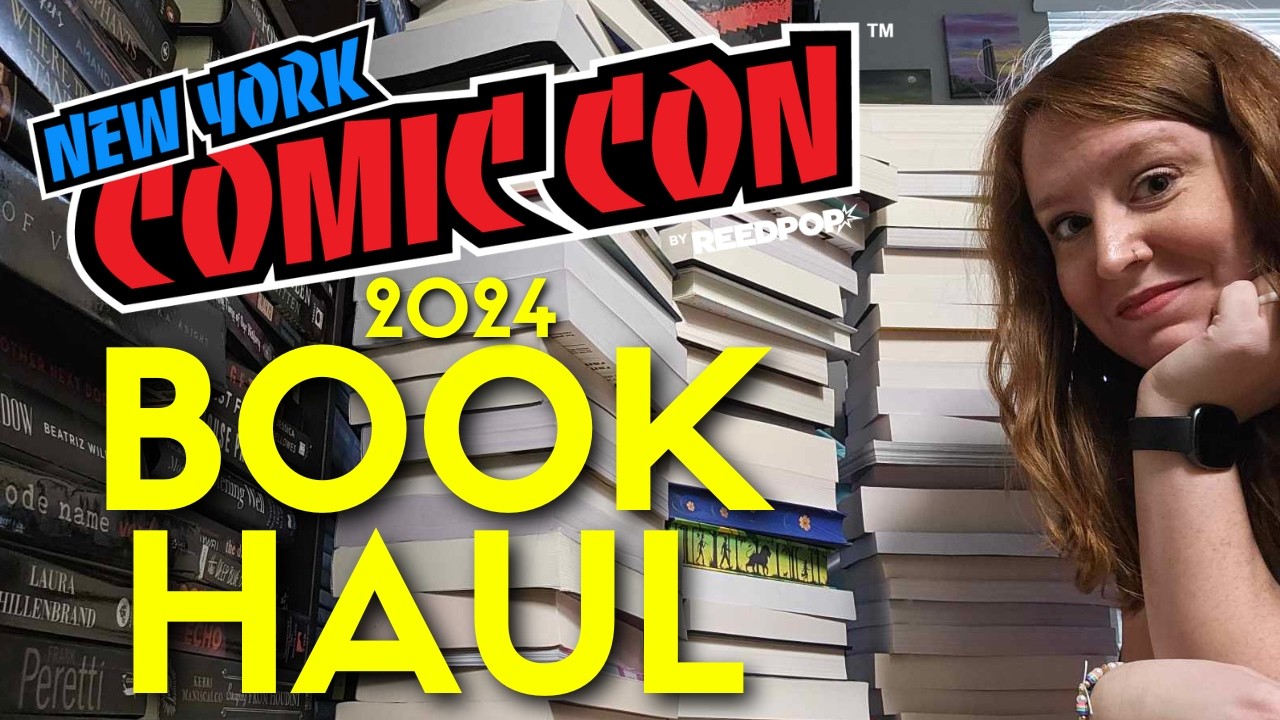 MASSIVE New York Comic Con 2024 Book Haul | New record total! Suitcases survived! [Bookish Fun]