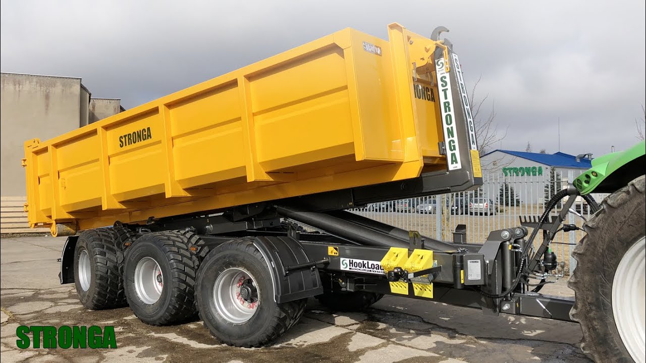 Stronga HL250 Hooklift Trailer &ndash; 20% Better Payload than the HL210 model