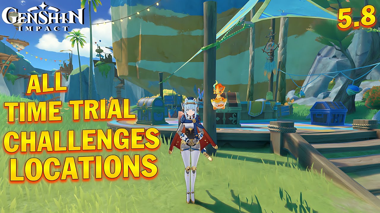 All Time Trial Challenge Locations | Natlan | Genshin Impact 5.8