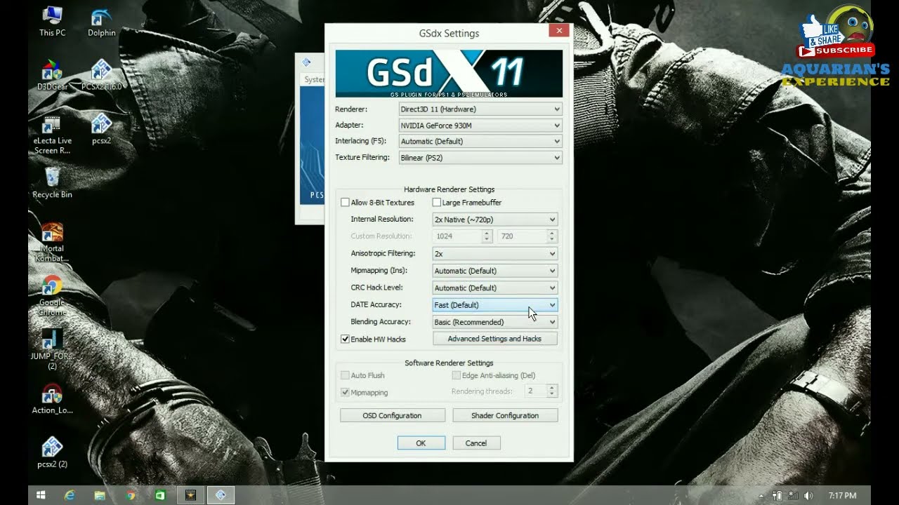 PCSX2 Resident Evil 4 - Best Settings Low end PC GeForce 930M