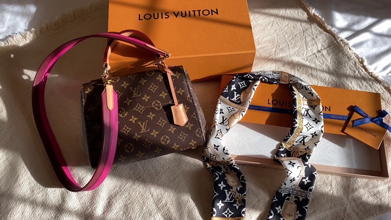 مشترياتي من لويس فيتون كلوني بي بي || BB CLUNY LOUIS VUITTON BANDEAU unboxing  what’s fit inside