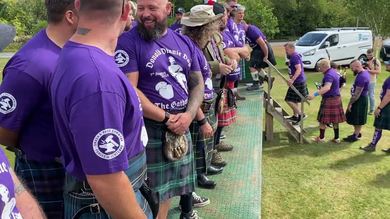 The 2025 Donald Dinnie Day Gathering Opening Parade