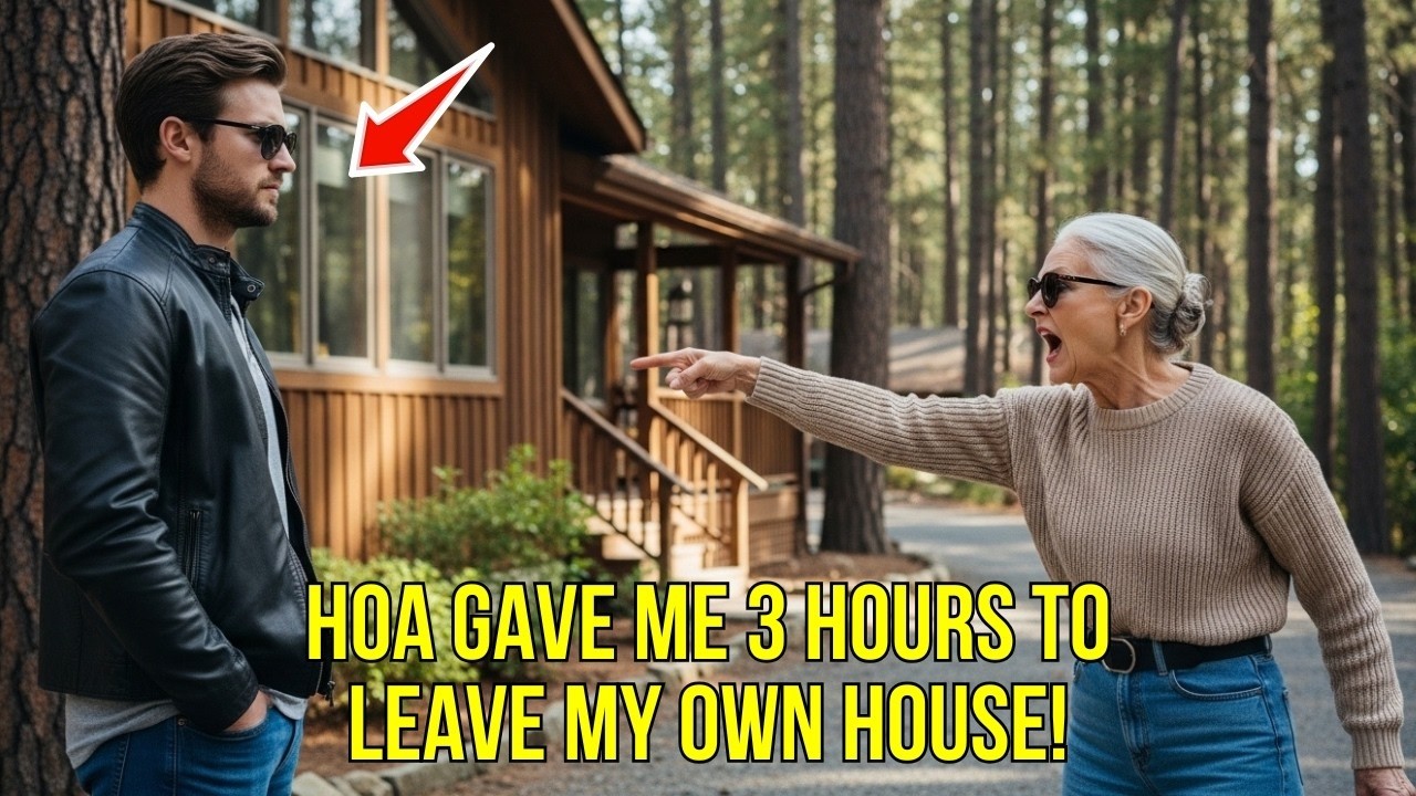 HOA Gave Me 3 Hours to Leave My Own Home! They Called Me a Threat—But I’m Not Even a Member!