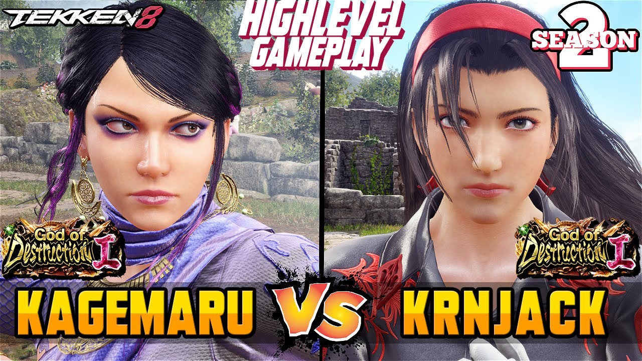 Tekken 8 – MTBT | KAGEMARU (Zafina) vs KRNJACK (Jun Kazama) – T8 High Level Gameplay!