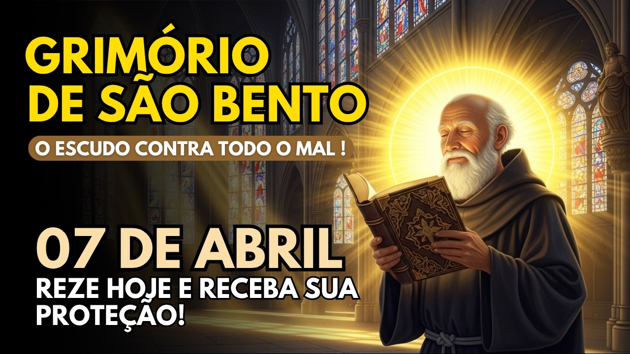 🕊️ ORAÇÃO DAS 6 PALAVRAS DE SÃO BENTO PARA ATRAIR DINHEIRO HOJE