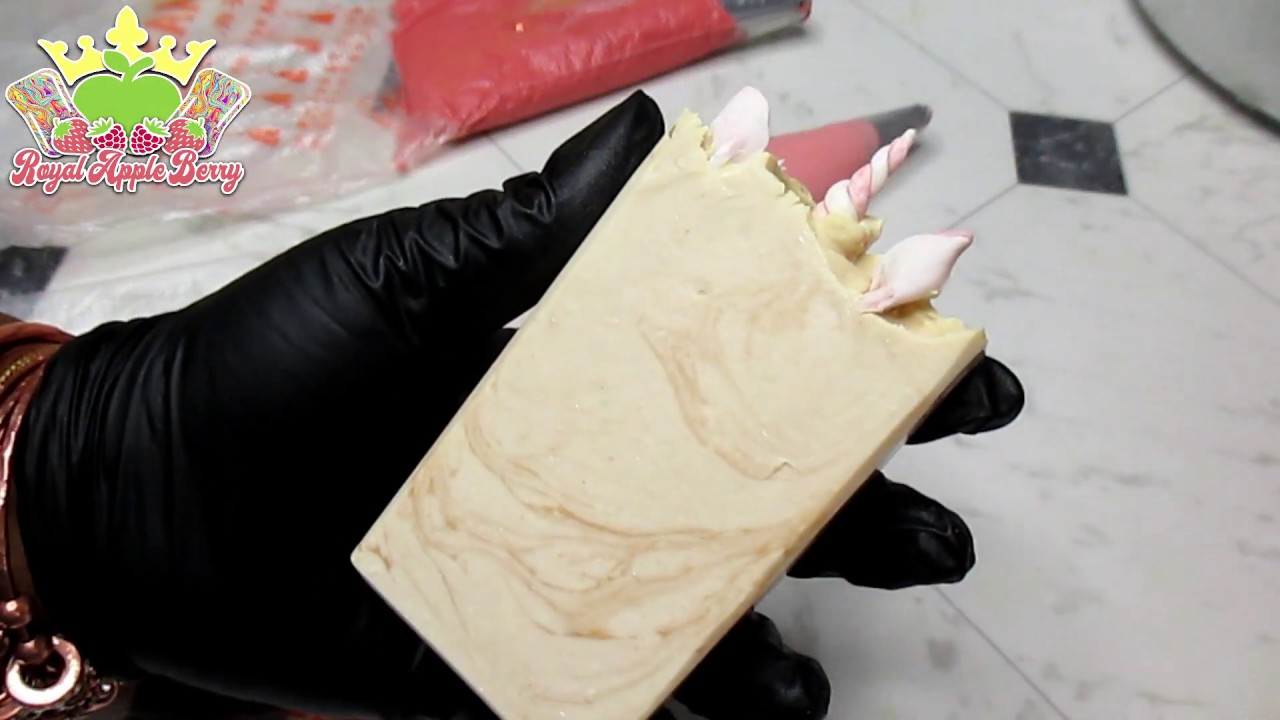 Making Baby Unicorn Custom Order Handmade Cold Process Soap