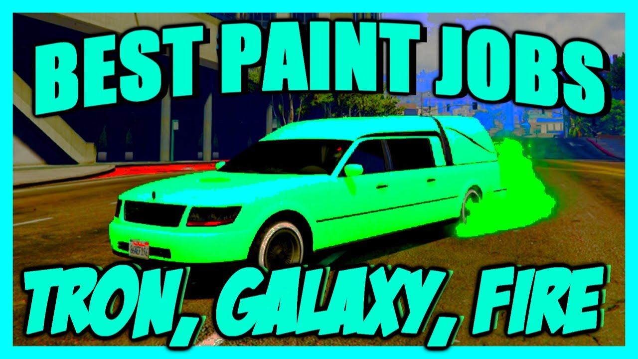 GTA 5 Paint Jobs: Best Rare Paint Jobs Online! (TRON, GALAXY, FIRE) 