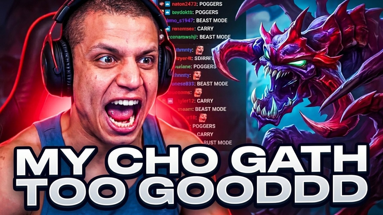 WHY IS TYLER1'S CHO GATH SOO GOOD🔥