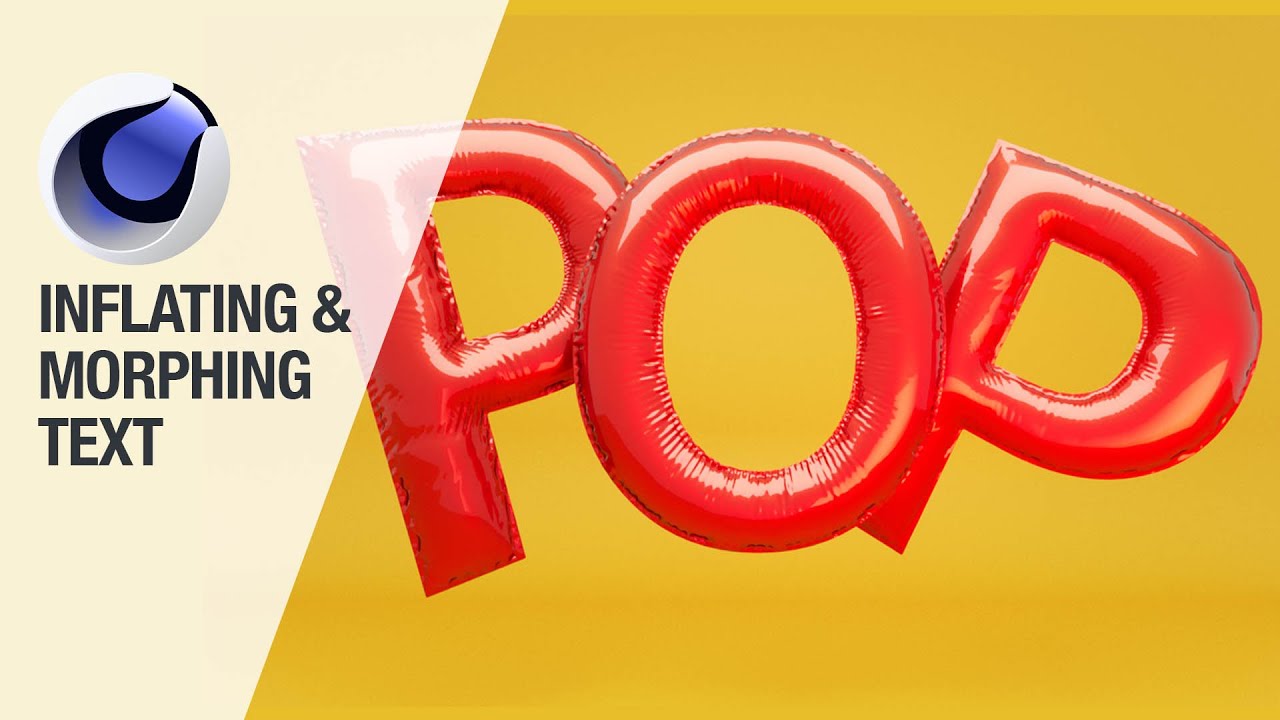 Надувание, сдувание и морфинг с помощью симуляции ткани Cinema 4D