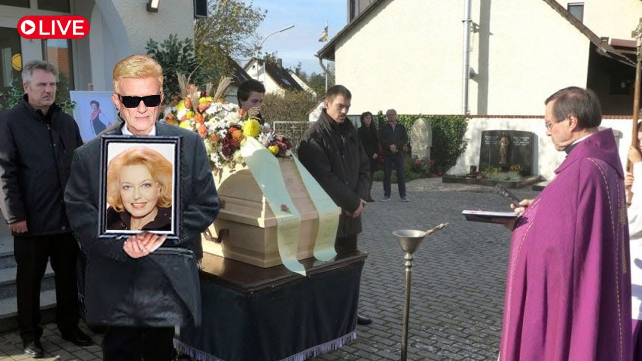 Heino der Beerdigung seiner Frau Hannelore Kramm teil. Das meine Liebe, die immer für dich sein wird