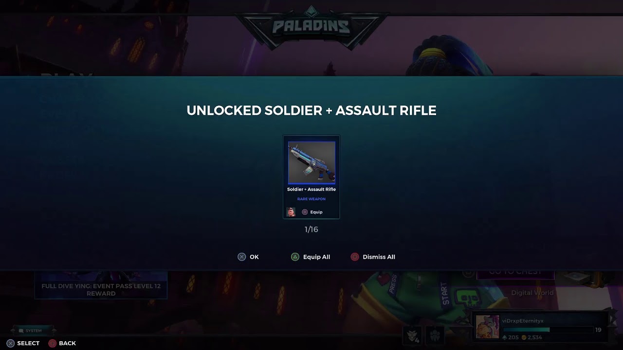 Paladins PS5 gameplay