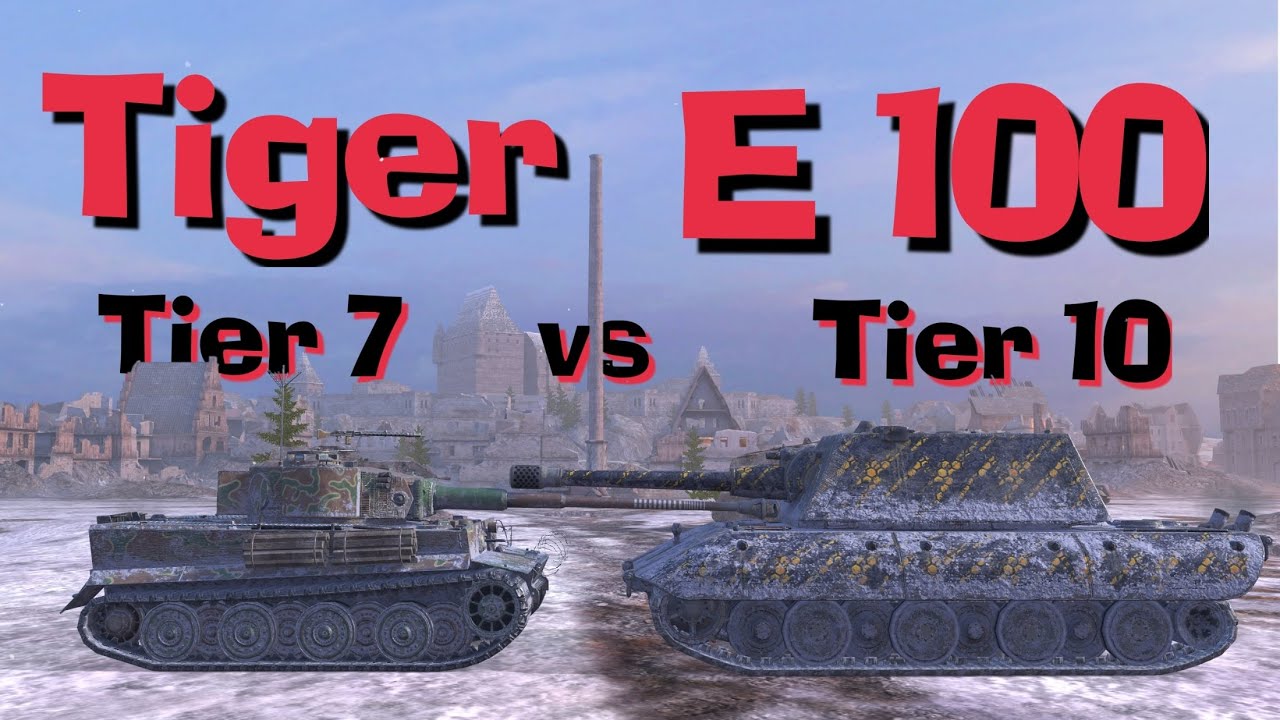 WOT Blitz Can Tiger I Destroy an E 100