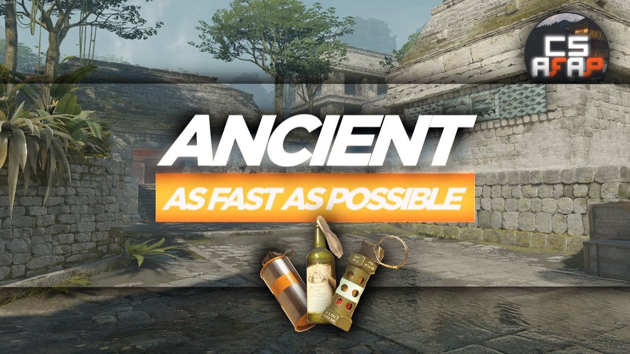 ANCIENT as fast as possible (meta nades, strats, utility) | CS2 afap