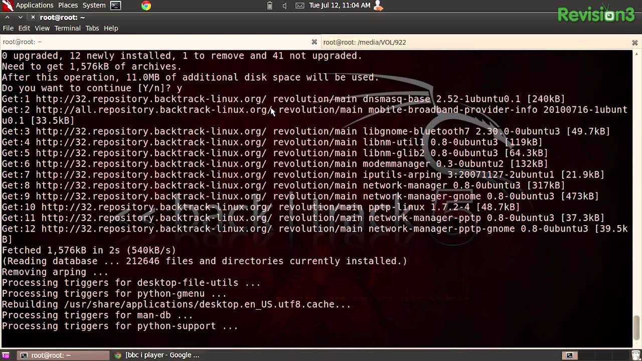 Hak5 - VPN in BackTrack 5 with Network Manager