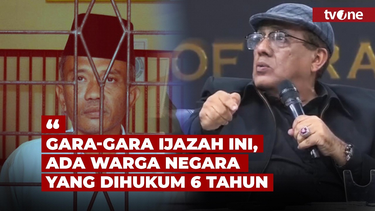 Pengacara Roy Cs Sebut Kasus Ijazah Jokowi Sebagai Peristiwa Kemanusiaan | tvOne